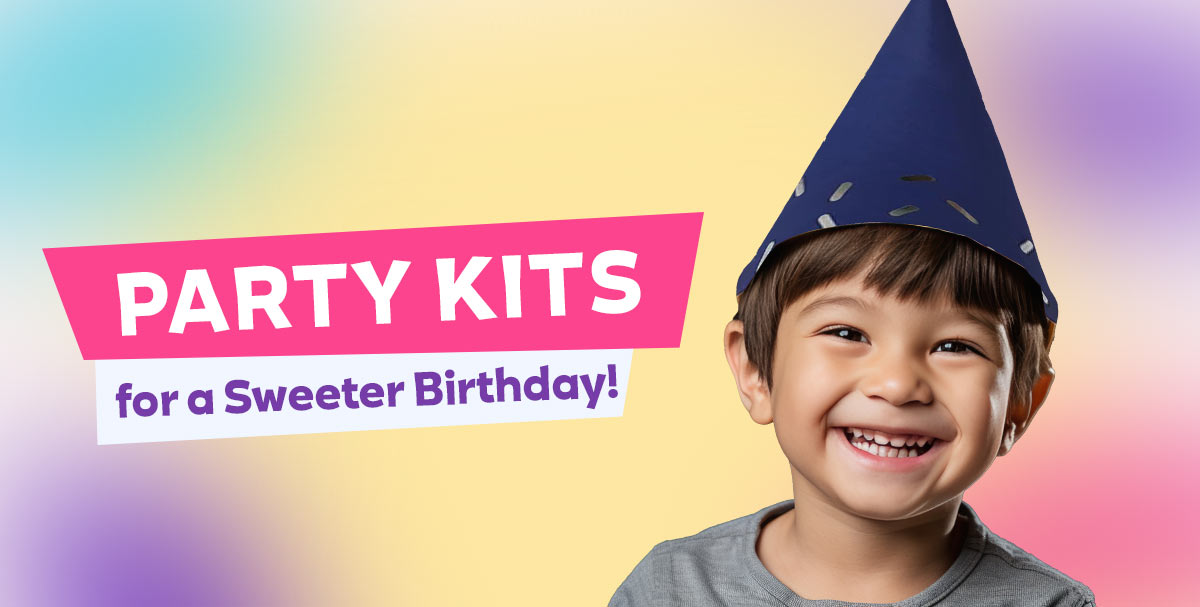 Party Kits for a Sweeter Birthday