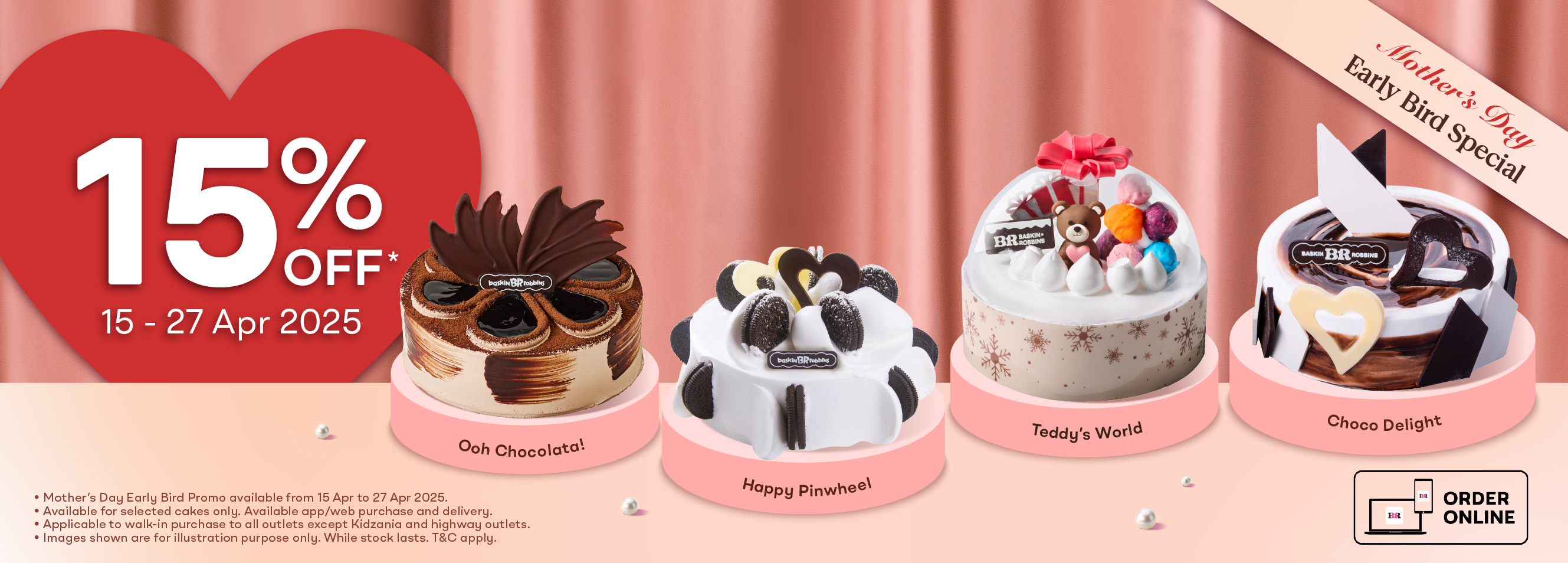 mother's day 15% OFF*