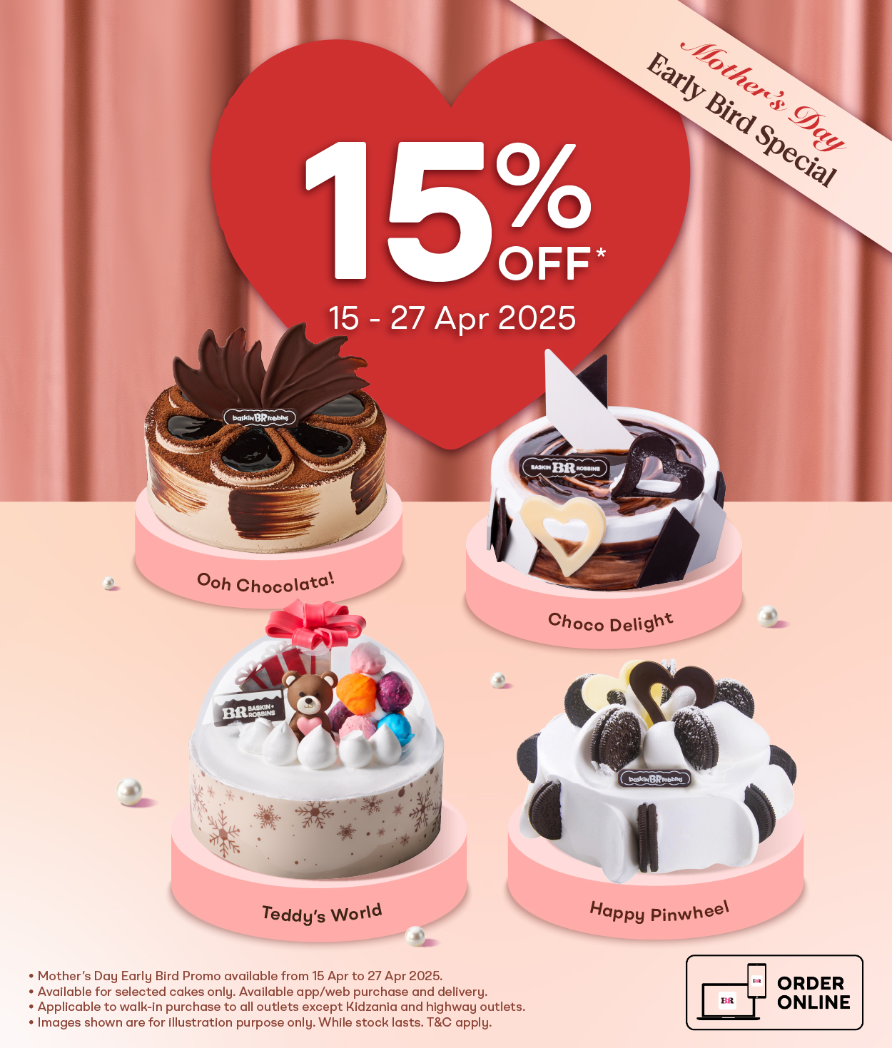 mother's day 15% OFF*