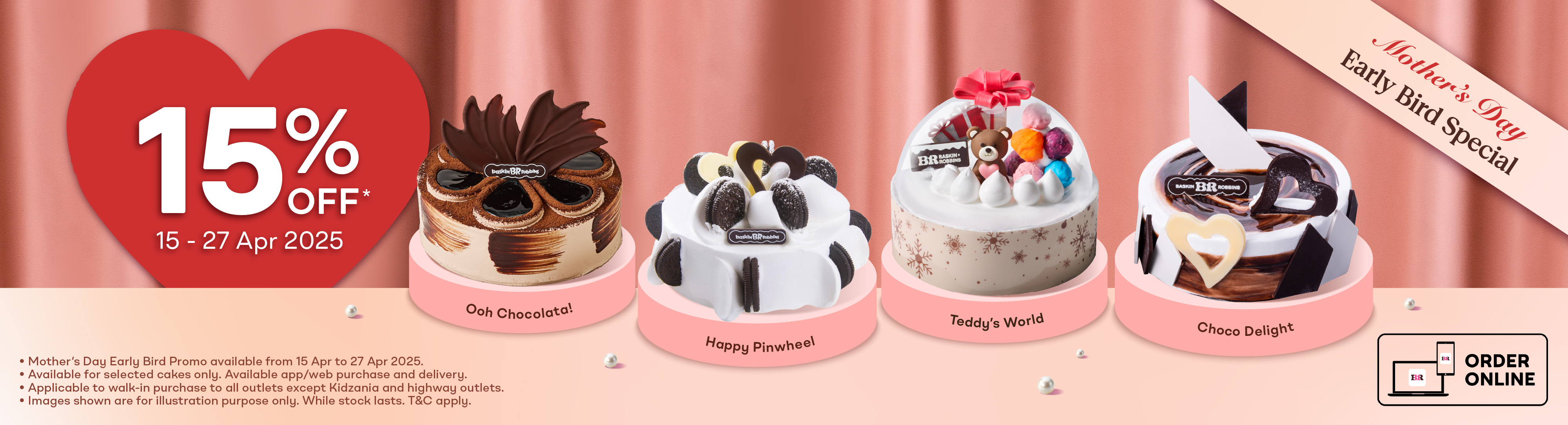 mother's day 15% OFF*