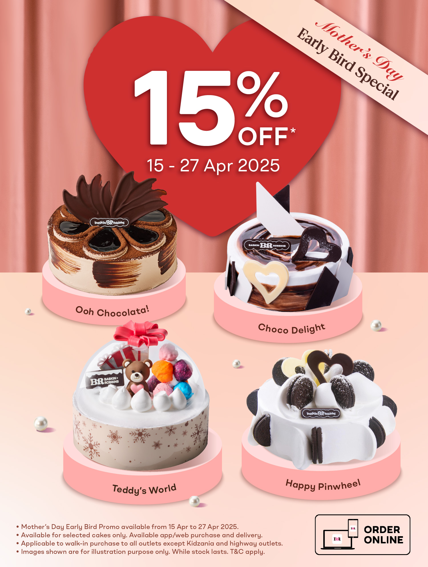 mother's day 15% OFF*