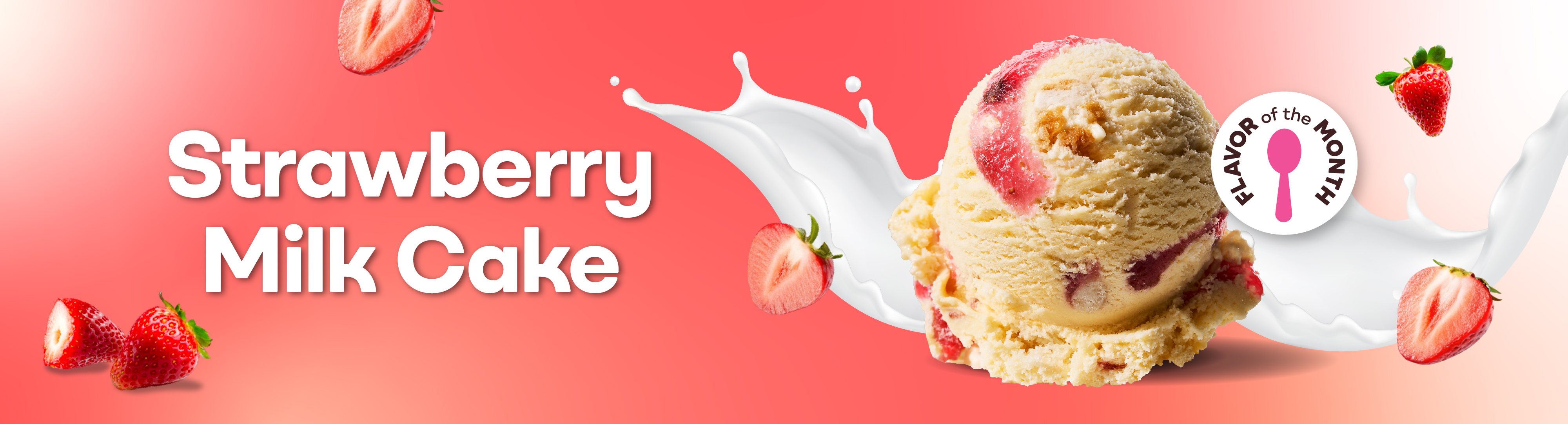 strawberry milk cake