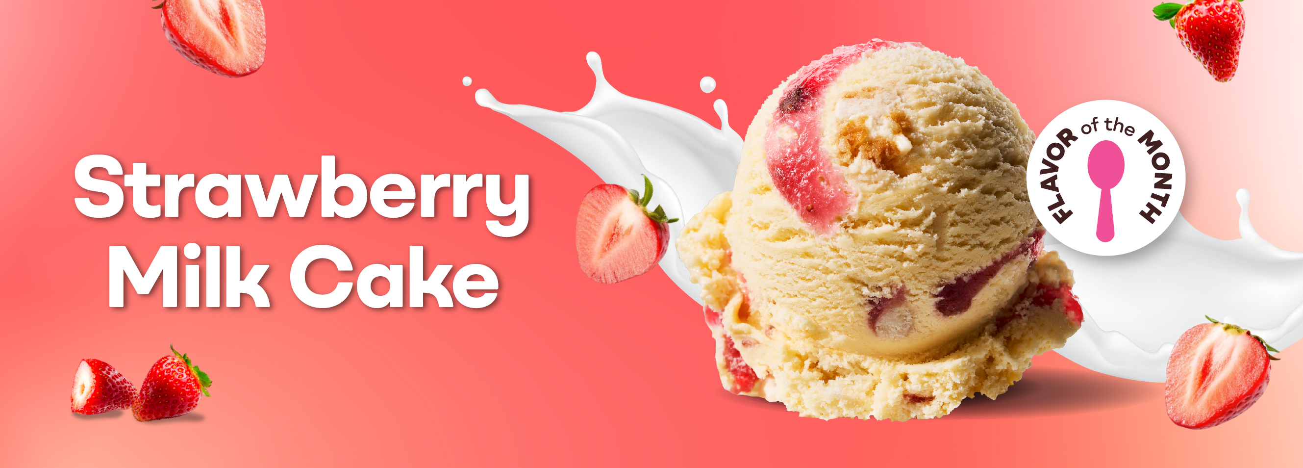 Strawberry Milk Cake