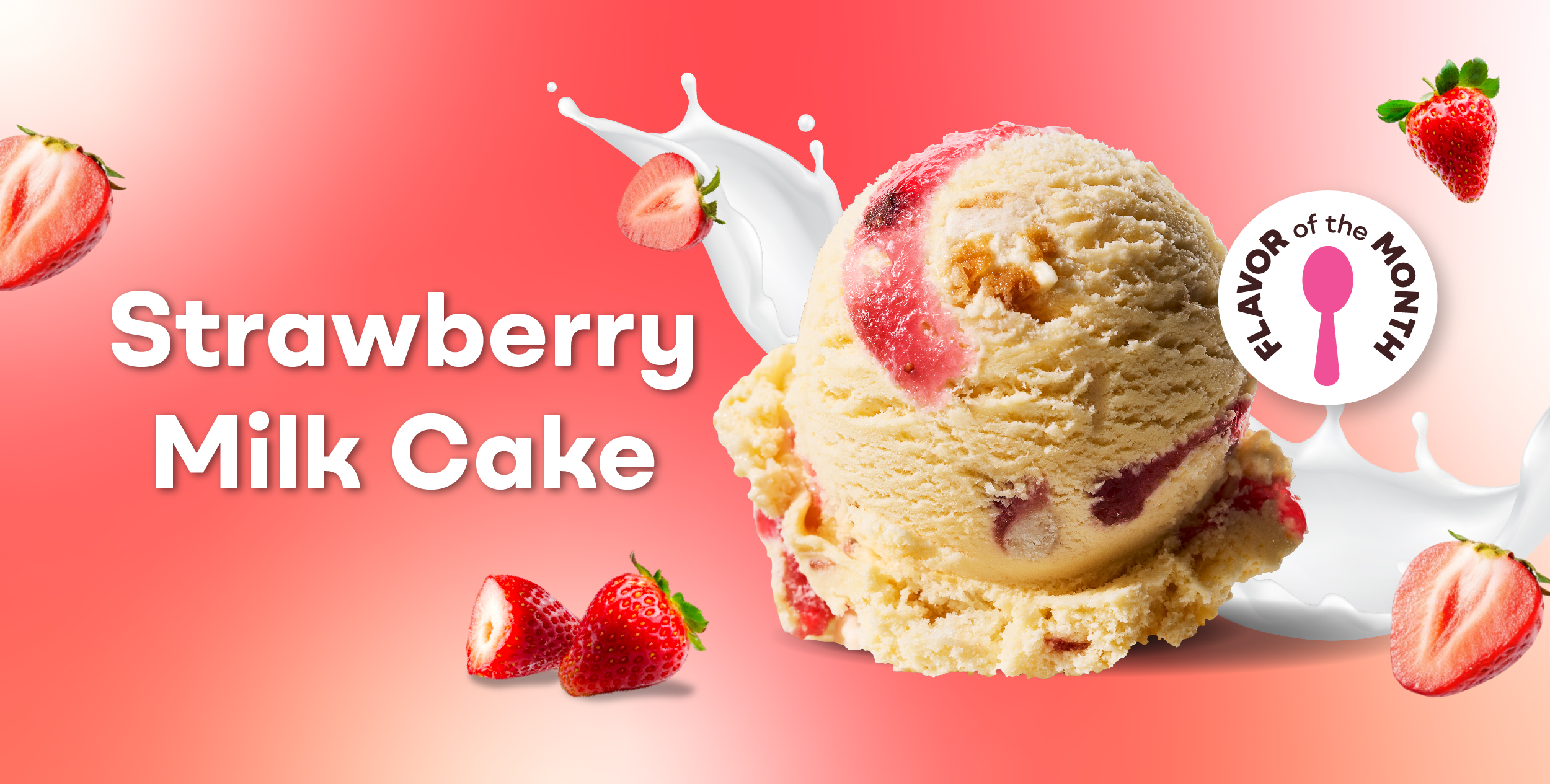Strawberry Milk Cake