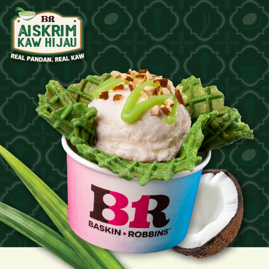 Aiskrim kaw hijau