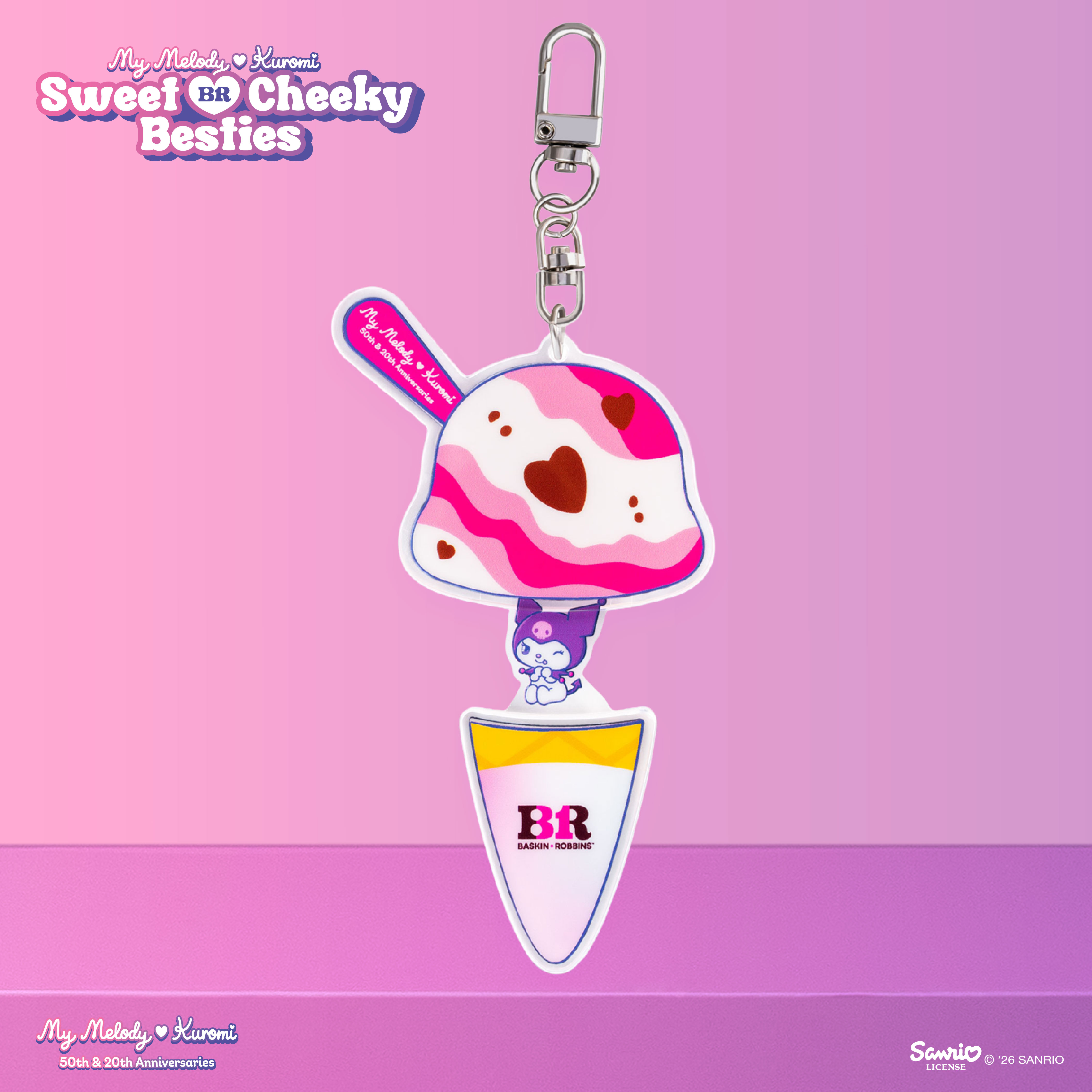 MyMelody Kuromi Keychain 2